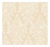 York Wallcoverings AD8125SMP Veranda Textured Damask 8 x 10 Wallpaper Memo Sample [並行輸入品]