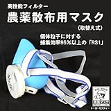 農薬散布用マスク　RS2（取替え式防じんマスク）