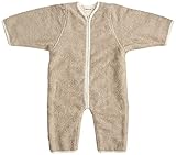 thimonier タオルカバーオール 6M ベージュ×オフホワイト