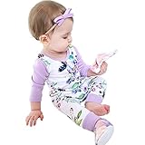 Arleysh SLEEPWEAR ベビー・ガールズ カラー: パープル