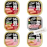 シーザー トレイ 100g 計6種類セット お手拭き付き 犬 ドッグフード・ウェット (シニア犬用)