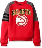 NBA Youth 8 – 20 Atlanta Hawks Techフリース長袖クルー、S ( 8 )、レッド