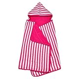 green sprouts Muslin Hooded Towel made from Organic Cotton,Hot Pink by green sprouts