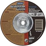 Norton Norzon Plus Pipe Notcher Depressed Center Abrasive Wheel, Type 27, Zirconia Alumina, 5/8-11 H
