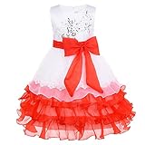 KIDSO　子供 ドレスワンピース　女の子ドレス　フォーマル スカート　プリンセス　入学式　発表会　七五三　結婚式　夏秋　リボン　花柄レース　刺繍　袖なし　紫/赤/青　120/130/140/150C