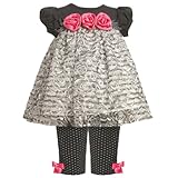 Bonnie Jean DRESS ベビー・ガールズ カラー: ブラック