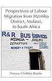 Perspectives of Labour Migration from Mzimba District, Malawi, to South Africa