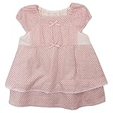 【H28年春物】(日本製) Pample Mousse(パンプルムース) 60ローンレースリボン付きワンピース 90cm/PK NO.DP-61100