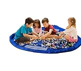 BXTポータブルLarge Kids Baby Playフロアマットおもちゃストレージ巾着バッグオーガナイザーのクイッククリーンアップPerfect for Lego、Duplo、など。子供のおもちゃ