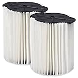 WORKSHOP Wet Dry Vac Filters WS21200F2 Standard Wet Dry Vacuum Filters (2-Pack - Shop Vacuum Filters