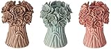 IMAX Rochelle Ceramic Candle Holders, Set of 3