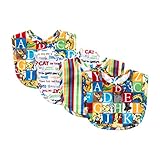 Trend Lab Dr. Seuss Alphabet Seuss Bouquet Bib Set, 4 Count by Trend Lab