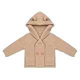 【可愛い君】子供服 ニットセーター 男の子 メリヤス プルオーバーセーター ニット編み フード付き ベビー ボーイズ 秋冬 かわいい 出産祝い 百日記念 0-18ヶ月に適して 3色