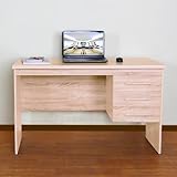 北欧モダンテイスト　ウッドデスク　120cm幅x50cm奥行き　ワークデスク　ソノマオーク（ナチュラル）