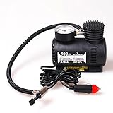 ミニタイヤポンプコンプレッサー300PSIポータブル電気エアコンプレッサーDC 12V車のタイヤインフレータポンプ
