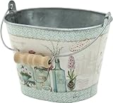 不二貿易 ブリキバケツ D フラワー 30101