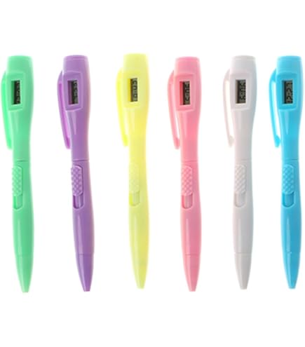 ビンテージ　三菱　デジタル時計付き ボールペン 　ケース付き Amazon | スデジタル時計付き1PC試験ボールペン | 油性ボールペン