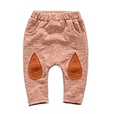 YUEGUANG 子供服 ベビー服 春秋 長ズボン ベビー ロングパンツ 男の子 女の子 シンプル 優れた通気性 3色 (100cm, カーキー)