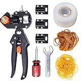 iMagitek 接木ハサミ 植木 果树 枝 トウ 盆栽 剪定鋏 工具セット 移植用 園芸・菜園・庭・果樹　接ぎ木・枝接ぎ