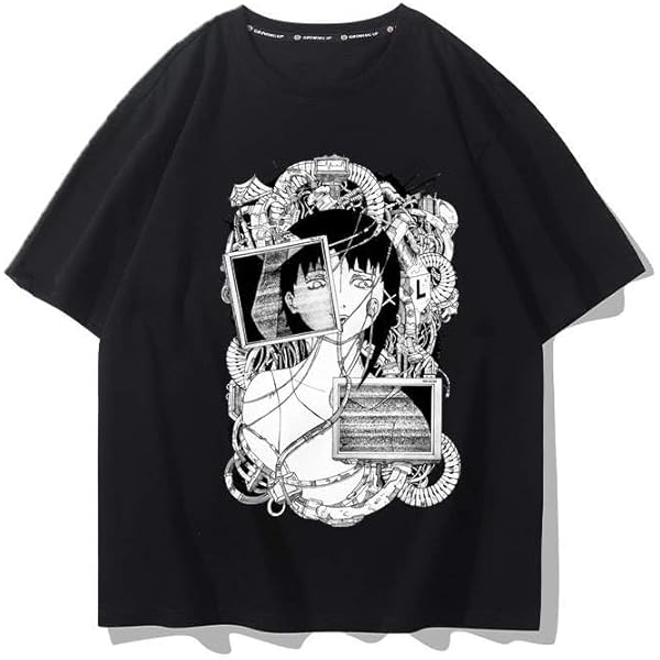 Amazon.co.jp: 灰羽連盟 Tシャツ serial experiments lain安倍吉俊