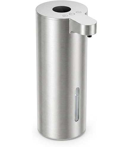 Amazon｜EKO アロマソープディスペンサー 自動 液体タイプ シルバー