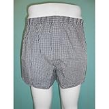 のびのびトランクス 11-800 白黒チェックD L