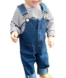 ZKKK 子供パンツ ベビーサロペット ボーイズロングパンツ　ジュニア　女の子ジーンズ　手触りよい　男の子ズボン　オーバーオール　お出かけ　ガールズパンツ　春　秋　普段着　快適スポーツパンツ　カジュア