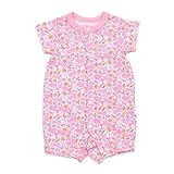 ampersand(アンパサンド) 女児小花柄ロンパス ピンク 60cm