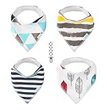 Bandana Bibs by uBaby - Dribble Bibs with Beautiful, Vibrant Bandana Patterns and Adjustable Sizes -