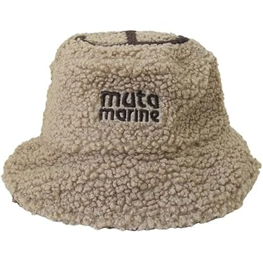 ムータ）Muta MARINE プードルボア バケットハット アイコンロゴ 吸水