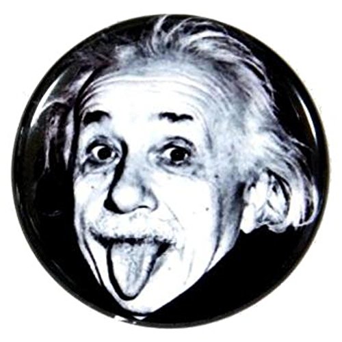 【ノーブランド品】 缶バッジ アインシュタイン 直径38mm 裏ピン 【ノーブランド品】 缶バッジ アインシュタイン 直径38mm 裏ピン