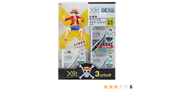 Amazon Co Jp Xfit クロスフィット 5枚刃カミソリ ワンピース企画第1弾3コパック オリジナルホルダースタンド ルフィ ドラッグストア