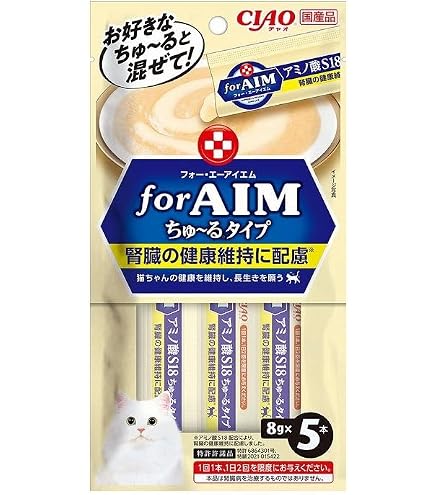 Amazon | CIAO チャオ for AIM ちゅーる 腎臓 アミノ酸S18ちゅーる
