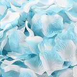 anboo美しい1000pcsシルクローズ花びら人工花ウェディングFavorブライダルシャワー通路花瓶の装飾紙吹雪 45mm*45mm