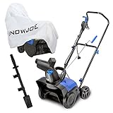 Snow Joe sj615e-bdl Electric Single Stage Snow Blowerバンドル15インチ· 11 AmpモーターSnow Blower ·カバー· clean-ou
