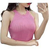 Amazon | [プライマリーデザイン] トップス ノースリーブ リブ