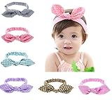 greeshion ( TM )ベビーGirls幼児用弓ノットヘッドバンドターバンカチューシャウサギHeadwear