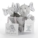 ベビーアスペン Baby Aspen 男女兼用ゾウさんぬいぐるみベビーギフト超豪華5点セット [並行輸入品]