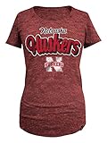NCAA Nebraska Cornhuskers Women 's Tri Blend半袖スクープネックTシャツ、スモール、ヘザーレッド