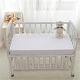 BOXシーツ おねしょシーツ 綿タオル地 ベビー ベッドシーツ ボックスシーツ 防水シーツ マットレスカバー 洗える 子供用 白 四季適用 DEWEL