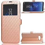 For Samsung s8 / s8 +保護ケース、oksaleダイヤモンドStriatedレザー財布カードケースカバーfor Samsung Galaxy s8 / s8 Plus Smasung