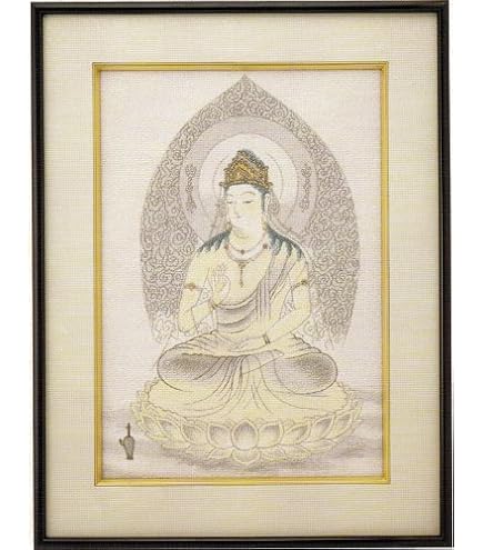 Amazon | 東京文化刺繍 No759三毛（1号額付き）/(Bunka Embroidery