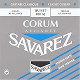 サバレス アリアンス コラム クラシックギター弦 SAVAREZ CORUM ALLIANCE Classic Guitar Strings (500AJ High Tentionハイテンション, 1セット)