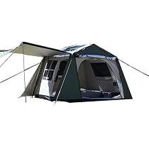 Amazon.co.jp: DRASOUL ワンタッチ テント 4人-6人用 ‎ロッジ型 パーク