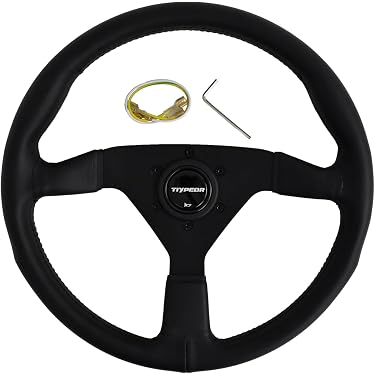 ブラックレーシング　ステアリング Amazon.co.jp 最新リリース: 車用ステアリング・ハンドル の新着