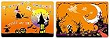 三洋 紙製ランチョンマット Halloween 2柄Set HLW-400LM2