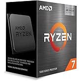 AMD Ryzen 7 5800X3D Processor (Base Clock: 3.4GHz, max. Power Clock: up to 4.5GHz, 8 cores, L3-Cache 96MB, Socket AM4) 100-10