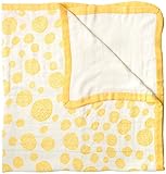 Little Unicorn Deluxe Muslin Quilt Blanket - Yellow Burst by Little Unicorn