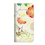 mitas IS03 IS03 ケース 手帳型 ベルトなし バード 鳥 小鳥 とり グレー (309)NB-0037-GY/IS03