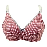 Zhhlinyuan Maternity Gather Underwear Nursing Bra コットン Breastfeeding Underwear with Steel